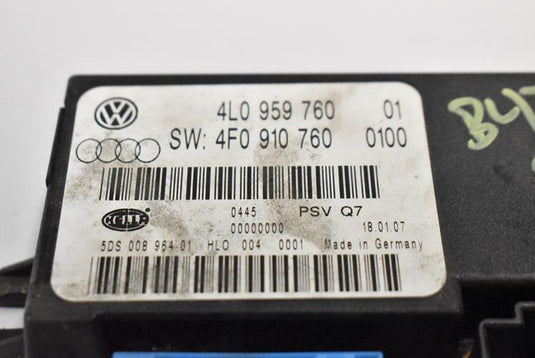 07-09 Audi Q7 Front Left Seat Memory Control Module OEM 4L0 959 760