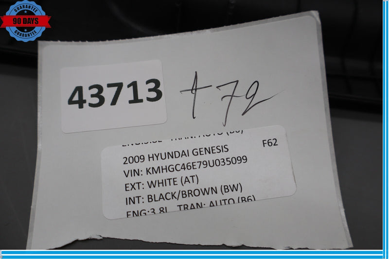 Load image into Gallery viewer, 09-10 Hyundai Genesis Front Left Driver Seat Rail Outside Cover Trim Oem
