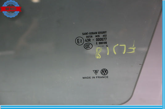 11-18 Porsche Cayenne 958 Hybrid S Front Left Driver Side Door Window Glass Oem