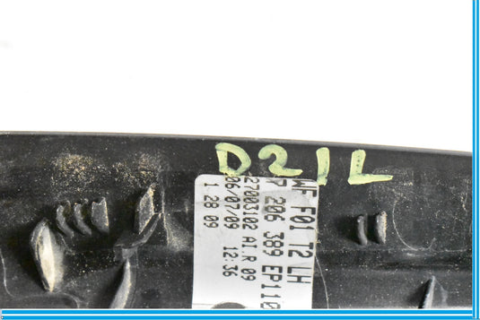 09-15 BMW 750i 750Li Rear Left Trunk Lid Tail Light Trim 63217206389 Oem