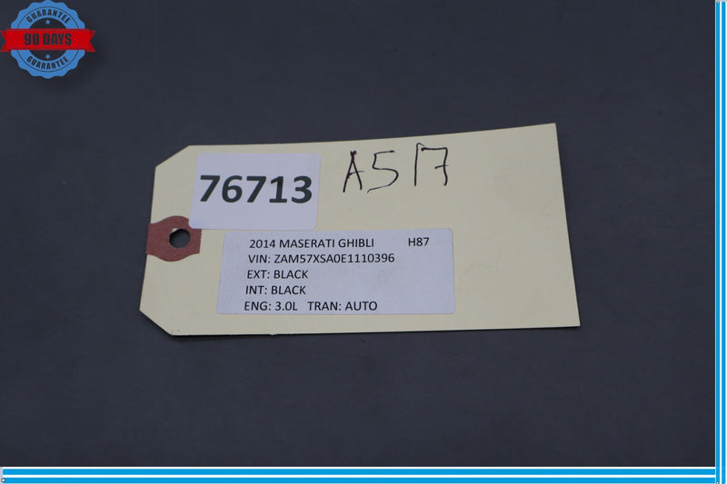 Load image into Gallery viewer, 14-19 Maserati Ghibli Rear Center Console Air Vent Bezel Trim Panel Oem
