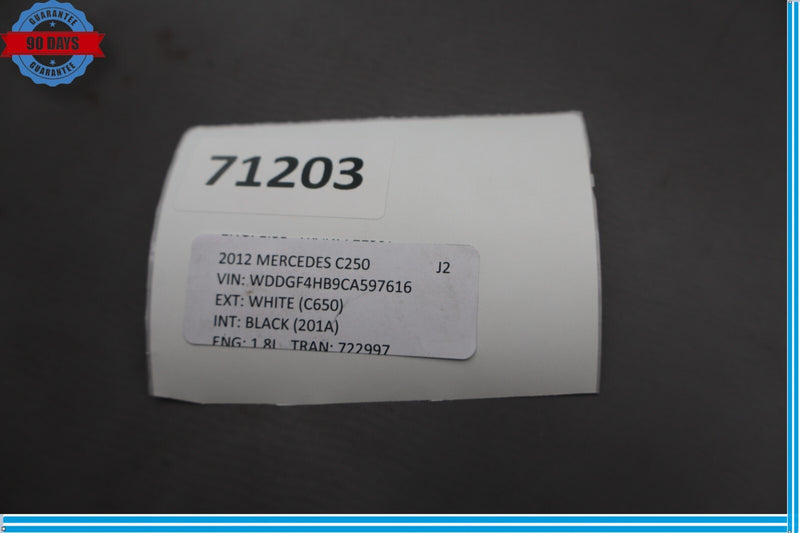 Load image into Gallery viewer, 08-14 Mercedes C250 C350 W204 Rear Left Driver Side Door Window Glass Oem
