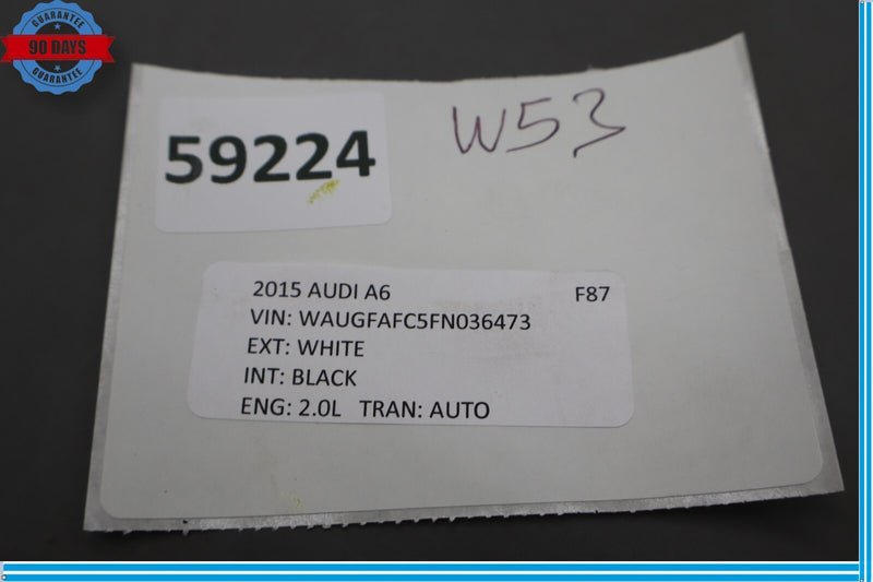 Load image into Gallery viewer, 12-18 Audi A6 Quattro Rear Left Driver Side Door Window Regulator Oem
