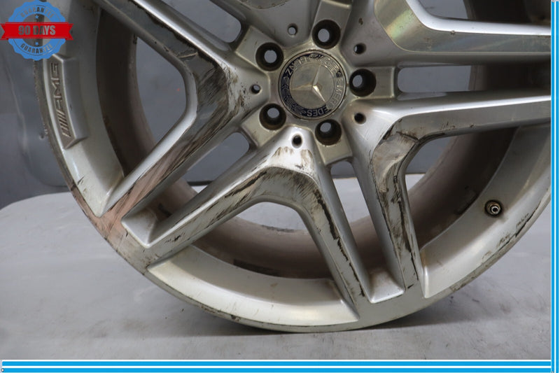 Load image into Gallery viewer, 07-19 Mercedes X166 GL450 GLS350 R21 Front Wheel Rim Silver 10Jx21H2 21'' Oem
