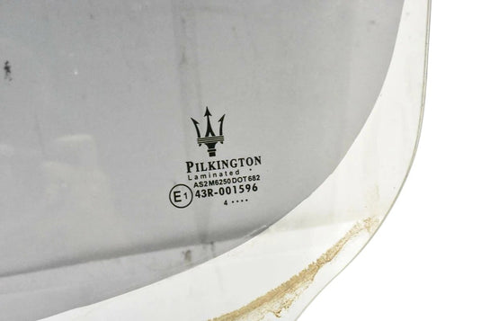 03-13 Maserati Quattroporte M139 Rear Left Side Door Window Glass 83744800 OEM