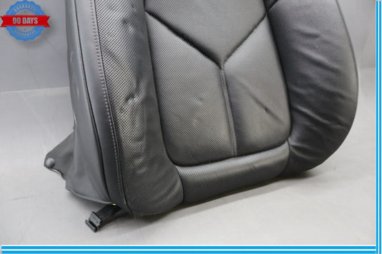 11-18 Porsche Cayenne 958 Front Right Side Seat Upper Cover Cushion Black Oem