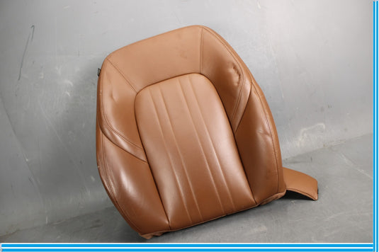 14-17 Maserati Ghibli Front Right Side Top Upper Seat Cushion Cover Brown Oem