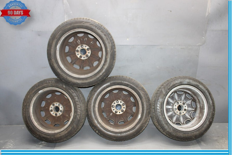 Load image into Gallery viewer, 95-99 Mercedes W210 E320 E430 Complete Wheel Tire Rim Set of 4 Pc 7.5Jx16H2 Oem
