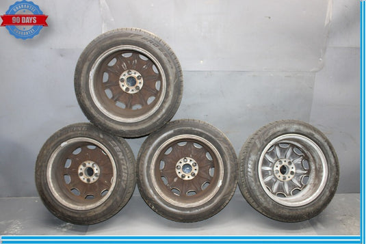 95-99 Mercedes W210 E320 E430 Complete Wheel Tire Rim Set of 4 Pc 7.5Jx16H2 Oem