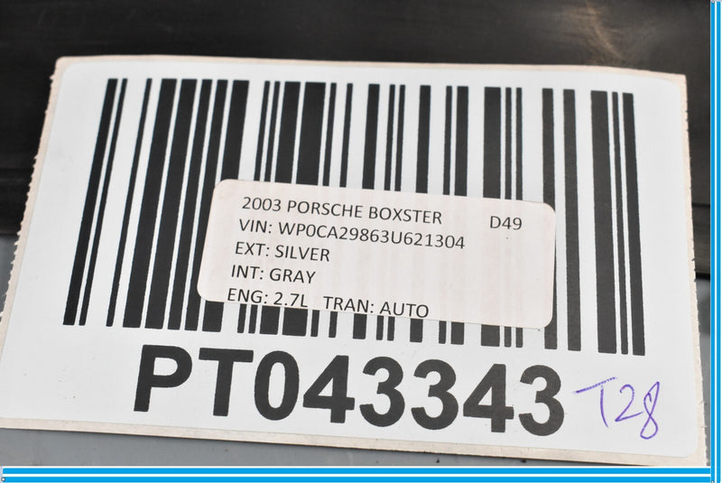 Load image into Gallery viewer, 97-04 Porsche Boxster Right Passenger Side Windshield Cowl 99657256201 Oem
