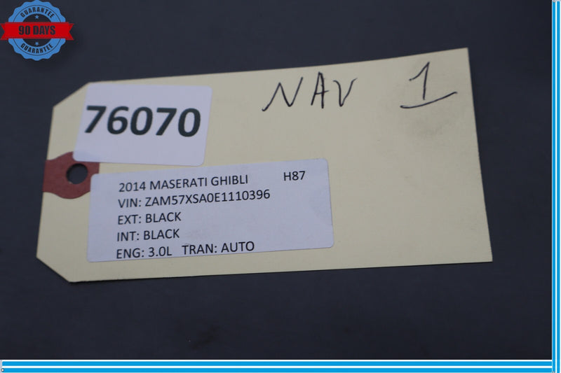 Load image into Gallery viewer, 14-19 Maserati Ghibli Navigation Cd Player Am/Fm Radio Head Unit Receiver Oem
