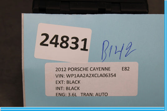 11-14 Porsche Cayenne Engine Start Ignition Switch Module W/ Key Fob Oem