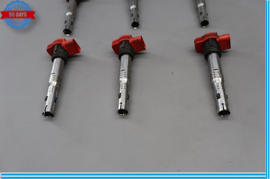 12-18 Audi A7 TFSI Spark Plug Cap Ignition Coil Set of 6 Pc Oem
