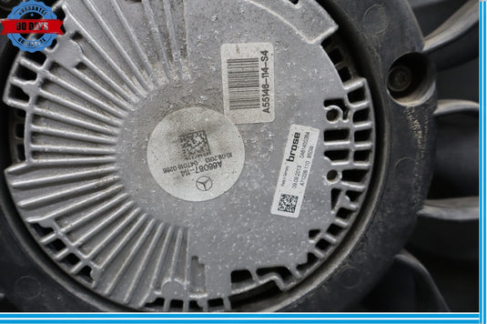 12-19 Mercedes GL450 GL550 Engine Cooling Radiator Fan Shroud Motor Oem