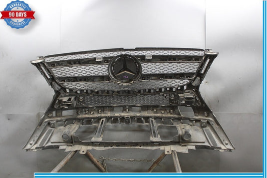 13-16 Mercedes GL450 X166 Base Front Bumper Frame Grill Assembly W/ Emblem Oem