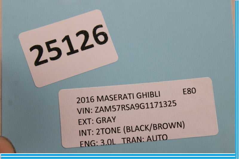 Load image into Gallery viewer, 14-17 Maserati Ghibli Front Left Side Top Upper Seat Cushion Cover Brown Oem
