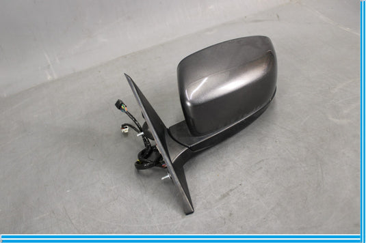 14-17 Maserati Ghibli Front Left Side Mirror Door Rear View Black Oem