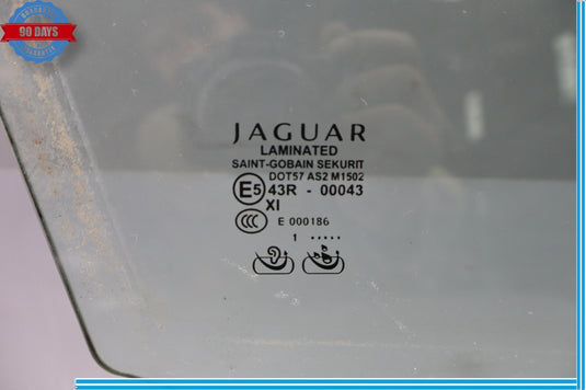 10-15 Jaguar XJL X351 Front Right Passenger Side Door Window Glass Tinted Oem