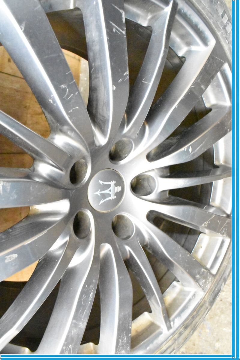 Load image into Gallery viewer, 14-20 Maserati Ghibli 10JX19H2 19&quot; Rear Light Alloy Speedline Rim Wheel Tire Oem
