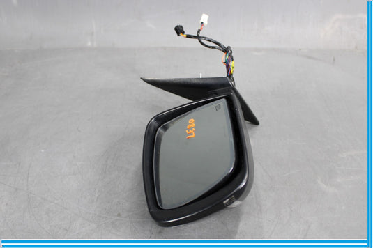 14-17 Maserati Ghibli Front Left Side Mirror Door Rear View Black Oem
