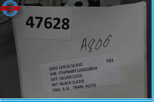 02-10 Lexus SC430 Front Right Side Seat Position Control Module Unit Oem