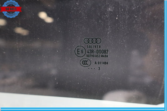 12-18 Audi A7 Quattro Rear Right Passenger Side Door Window Auto Glass Oem