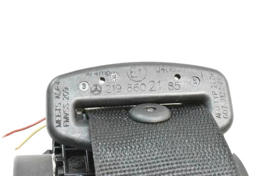 06-11 Mercedes W219 CLS550 CLS500 Rear Left Driver Side Seat Belt 2198602185 Oem