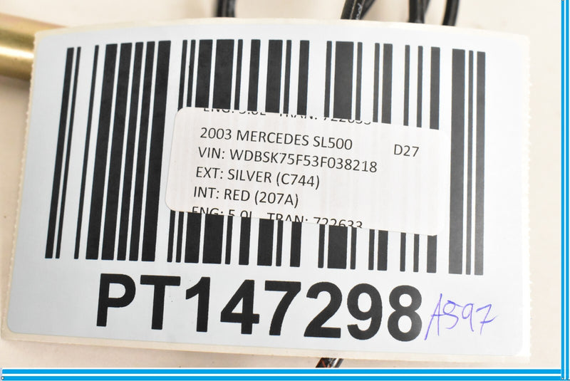 Load image into Gallery viewer, 03-11 Mercedes R230 SL500 SL55 AMG Right Load Assist Lift Cylinder Vertical OEM
