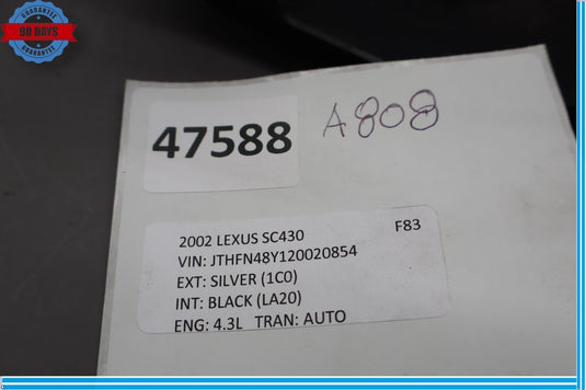 02-10 Lexus SC430 Z40 Steering Column Surround Bezel Cover Trim Oem