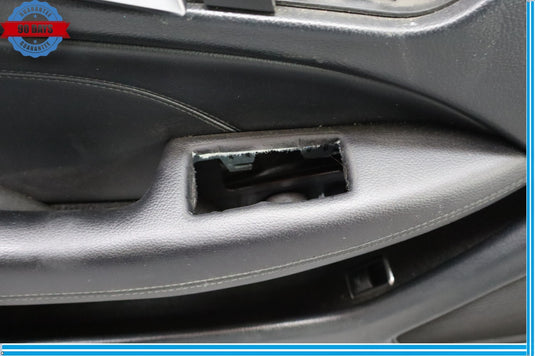 12-14 Mercedes C250 Front Left Driver Side Interior Door Panel Black Oem