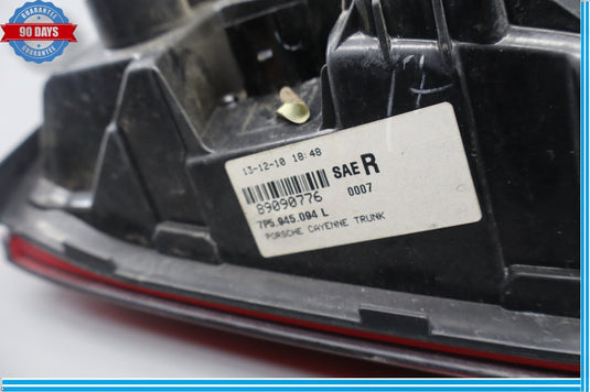 11-14 Porsche Cayenne 958 Rear Right Side Tail Light Taillight Lamp Assembly Oem