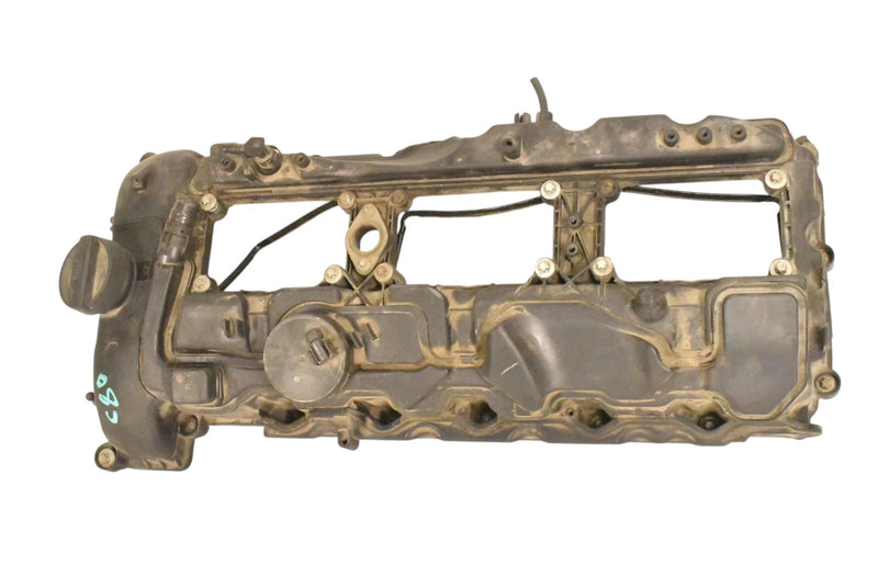 Load image into Gallery viewer, 10-19 BMW X5 X6 535i 3.0L GT Engine Motor Head Valve Cover Black 11127570292 Oem
