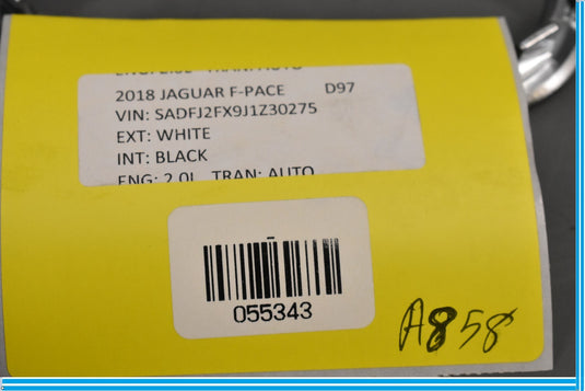 18-20 Jaguar E-Pace Left Driver Side Steering Wheel Switch Bezel Trim Oem