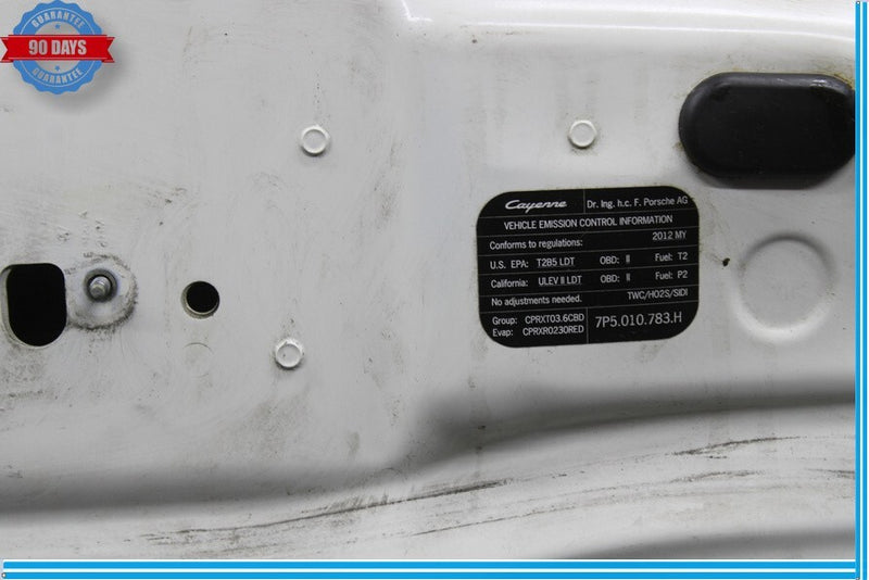 Load image into Gallery viewer, 11-14 Porsche Cayenne 958 Hybrid S Hood Panel Assembly White Oem
