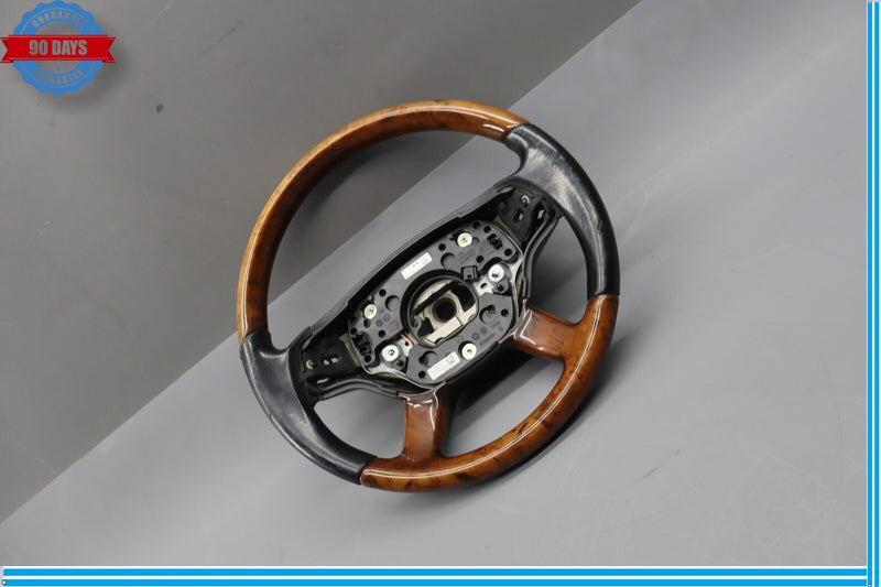 Load image into Gallery viewer, 07-10 Mercedes W221 S550 CL550 Driver Steering Wheel w/ Paddle Shifters Wood Oem
