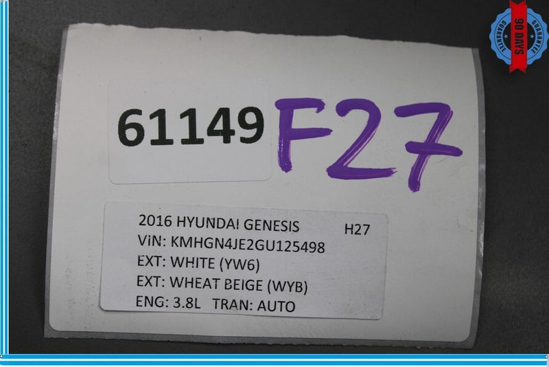 Load image into Gallery viewer, 15-20 Hyundai Genesis G80 Right Passenger Side Wheelhouse Liner 86822B1000 Oem
