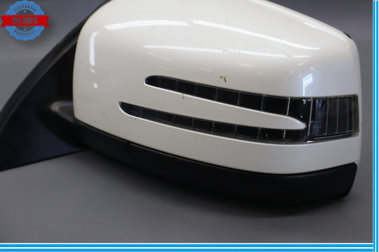 12-16 Mercedes X166 GL450 ML63 Left Side Rear View Door Mirror W/ Blind Spot Oem