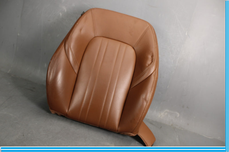 Load image into Gallery viewer, 14-17 Maserati Ghibli Front Right Side Top Upper Seat Cushion Cover Brown Oem
