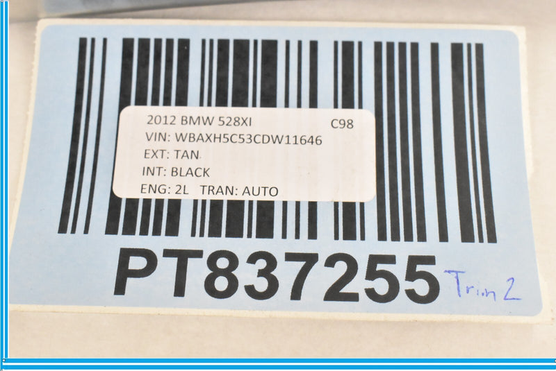 Load image into Gallery viewer, 11-16 BMW 528i 535i 550i F10 Front Left Door Panel Woodgrain Trim Cover Oem
