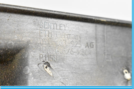 03-12 Bentley Continental Engine Air Filter Box Mounting Bolt Cover Oem