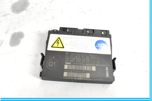 07-10 Mercedes W221 CL63 AMG Front Left or Right Seat Contour Control Module