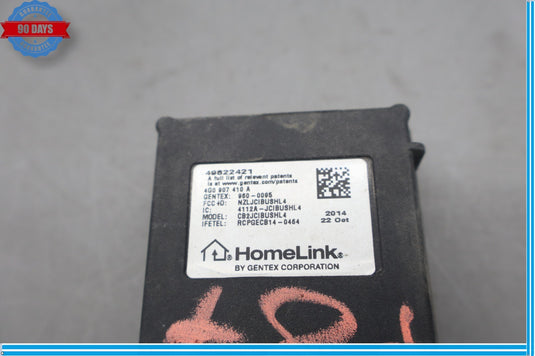 12-18 Audi A6 Garage Door Opener Control Module 4G0907410 Oem