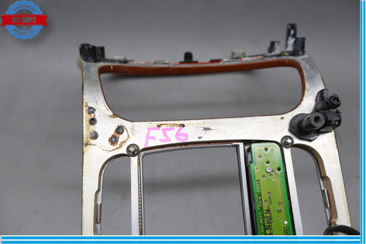 03-12 Mercedes R230 SL500 Center Console Trim Bezel Walnut Wood Oem