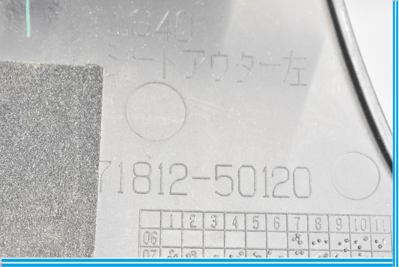 Load image into Gallery viewer, 07-12 Lexus LS460 Front Left Driver Side Seat Trim Cover Panel 7181250120 Oem
