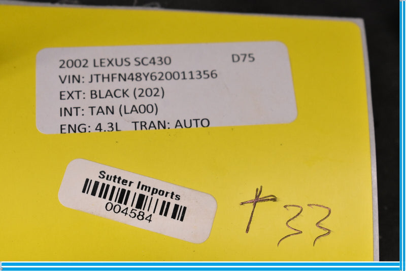 Load image into Gallery viewer, 02-05 Lexus SC430 Front Left Under Dash Knee Panel Trim w/ Handle ECRU Oem
