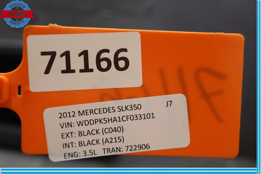 12-20 Mercedes R172 SLK250 SLK350 Panorama Sunroof Glass Panel 1727900045 OEM