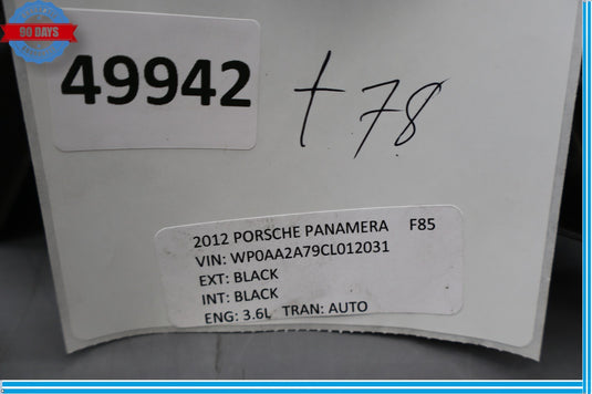 10-16 Porsche Panamera 970 Dash Dashboard Left Side Knee Bolster Trim Cover Oem