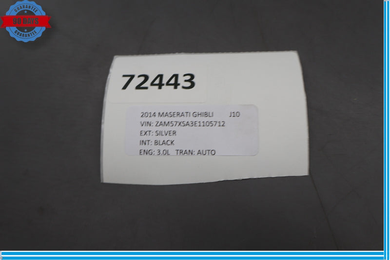 Load image into Gallery viewer, 14-22 Maserati Ghibli M157 Rear Left Driver Side Door Window Auto Glass Oem
