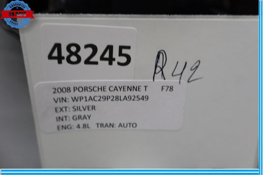 03-10 Porsche Cayenne Rear Left Driver Side Door Speaker Oem