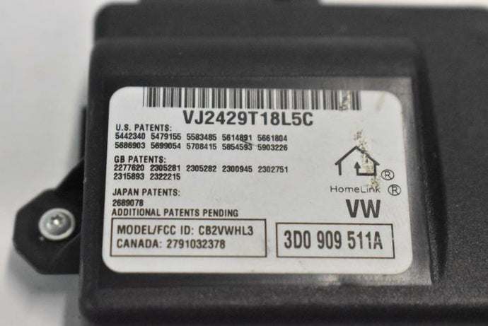 2007 2008 2009 2010 VW TOUAREG 7L - HOMELINK GARAGE DOOR CONTROL MODULE